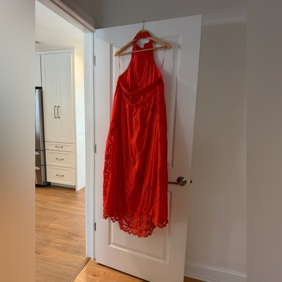 Anthropologie Halter Cutwork Lace Dress, NWOT, Size XL - Picture 5 of 5